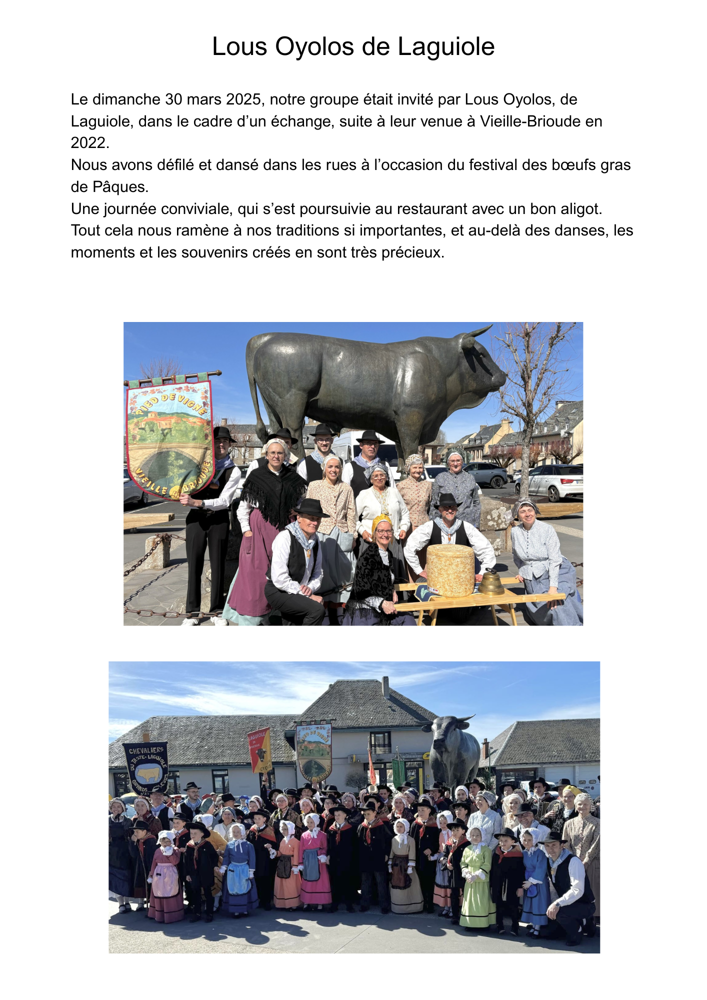 Article Lous Oyolos de Laguiole 1